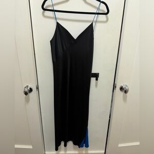 DKNYC Reversible Black Slip Dress